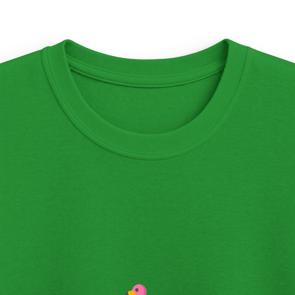 Kids T-Shirt — Pink Duck 'VIBES' Cute Summer Tee