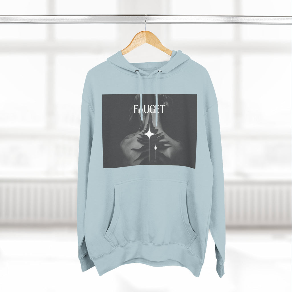 Hoodie — 'FAUCET' Monochrome Prayer Hands Graphic Hoodie