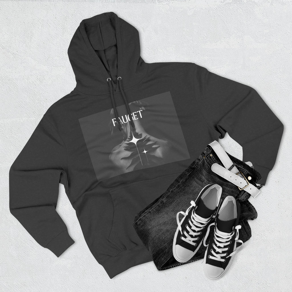 Hoodie — 'FAUCET' Monochrome Prayer Hands Graphic Hoodie