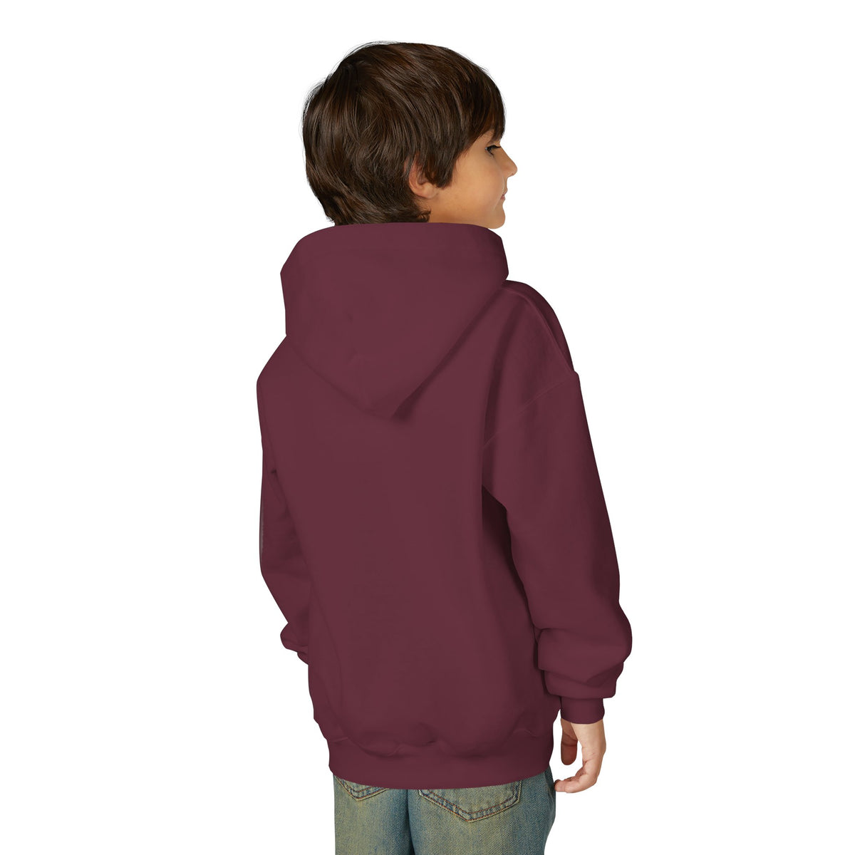 Youth Hoodie — "Progress Over Perfection" Motivational Pullover
