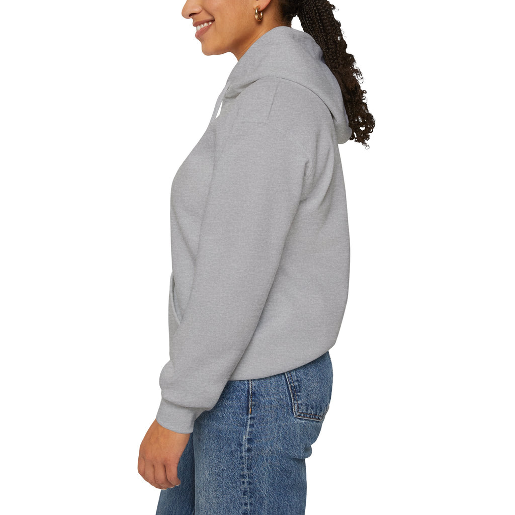 The Real Queen Hoodie — 'Slate & Social' Graphic Pullover for Bold Fashionistas
