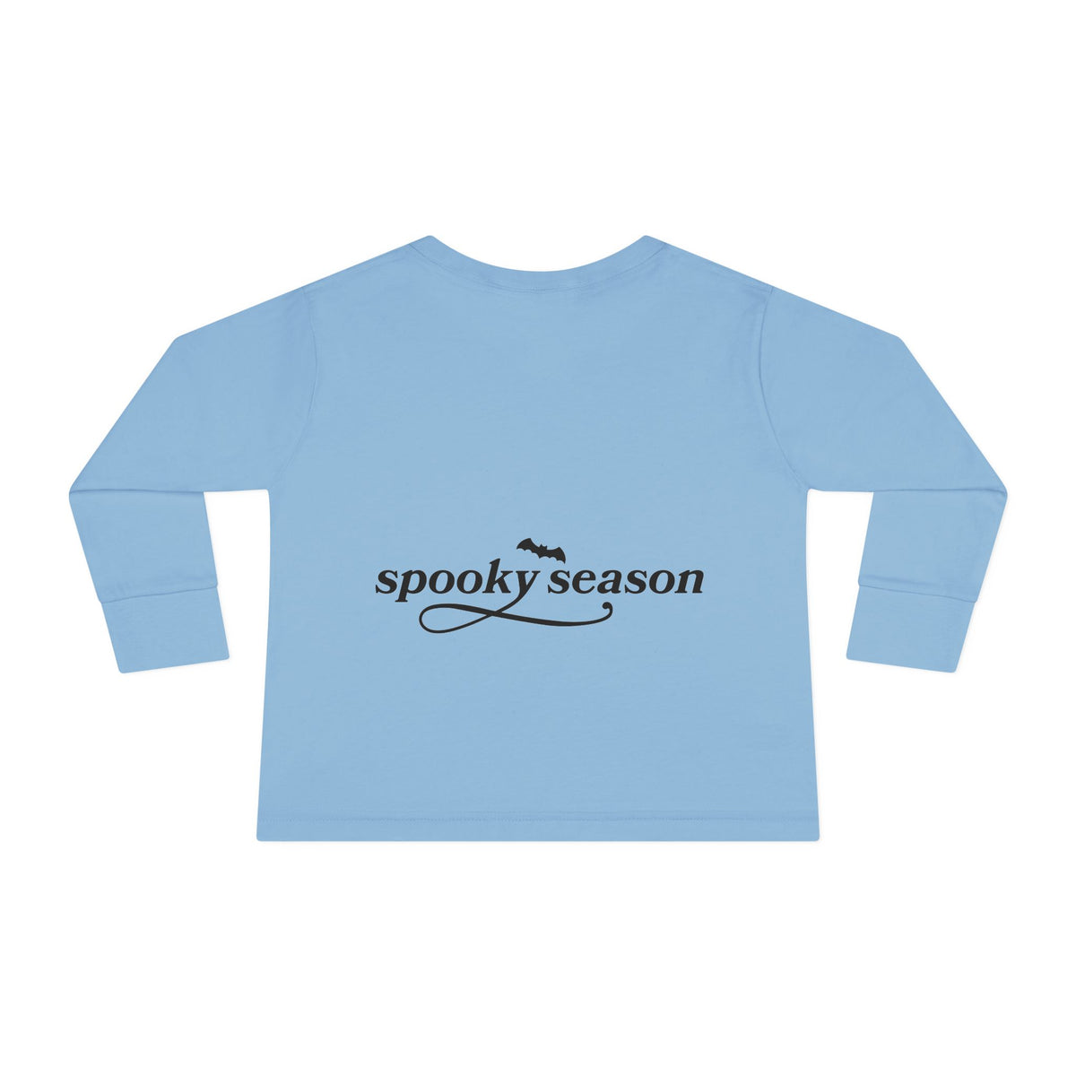 Toddler Long Sleeve Tee — "hey BOO" Halloween Spooky Season Shirt