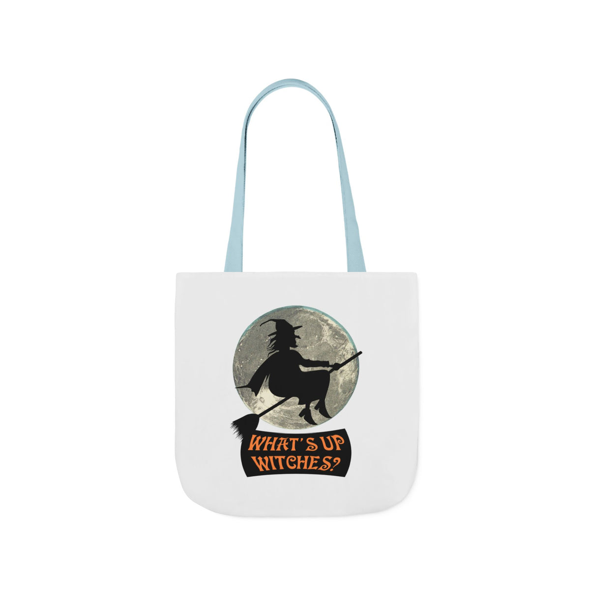 What’s Up Witches Halloween Witch Canvas Tote Bag