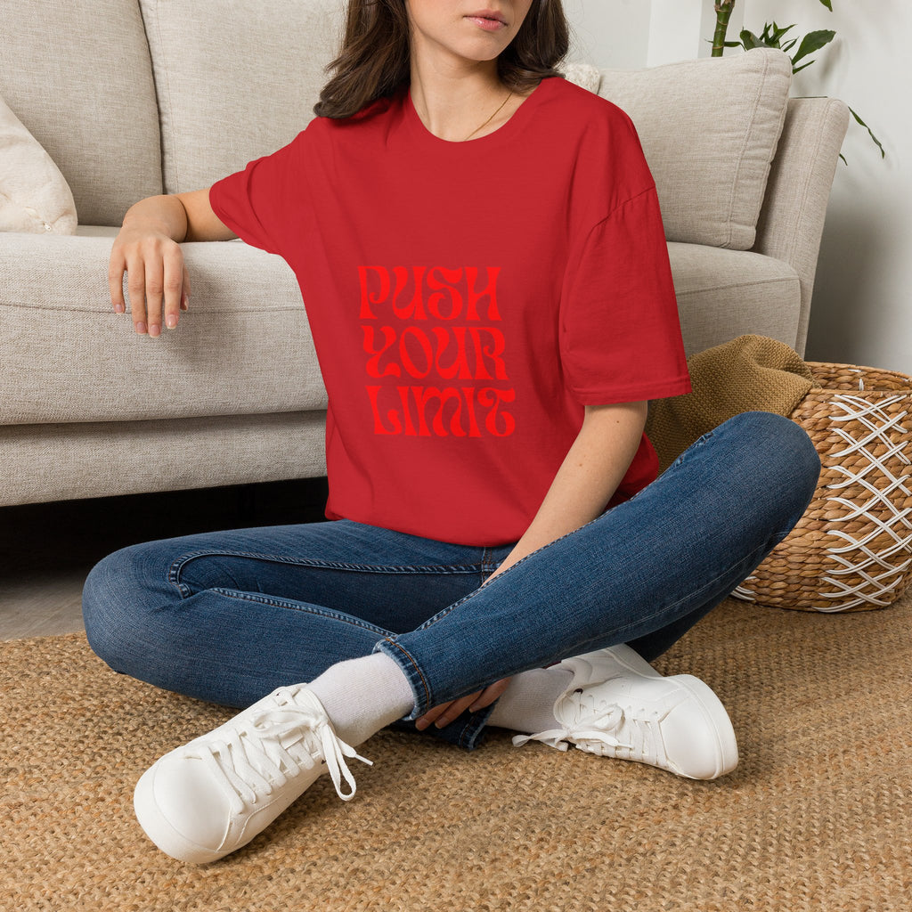 Push Your Limit T-Shirt — Motivational Retro Graphic Tee