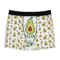 Vegan Avocado Boxer Briefs — Cute All-Over Print Men’s Undergarment