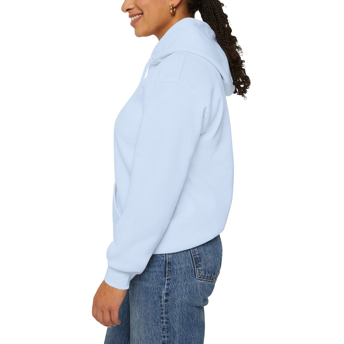The Real Queen Hoodie — 'Slate & Social' Graphic Pullover for Bold Fashionistas