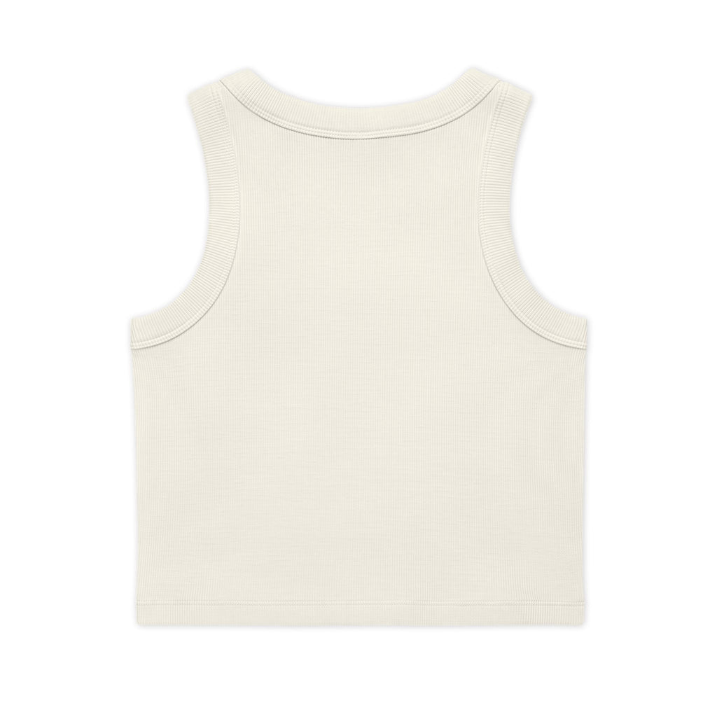 I  ME Rib Crop Tank — Self Love Organic Women's Tank Top