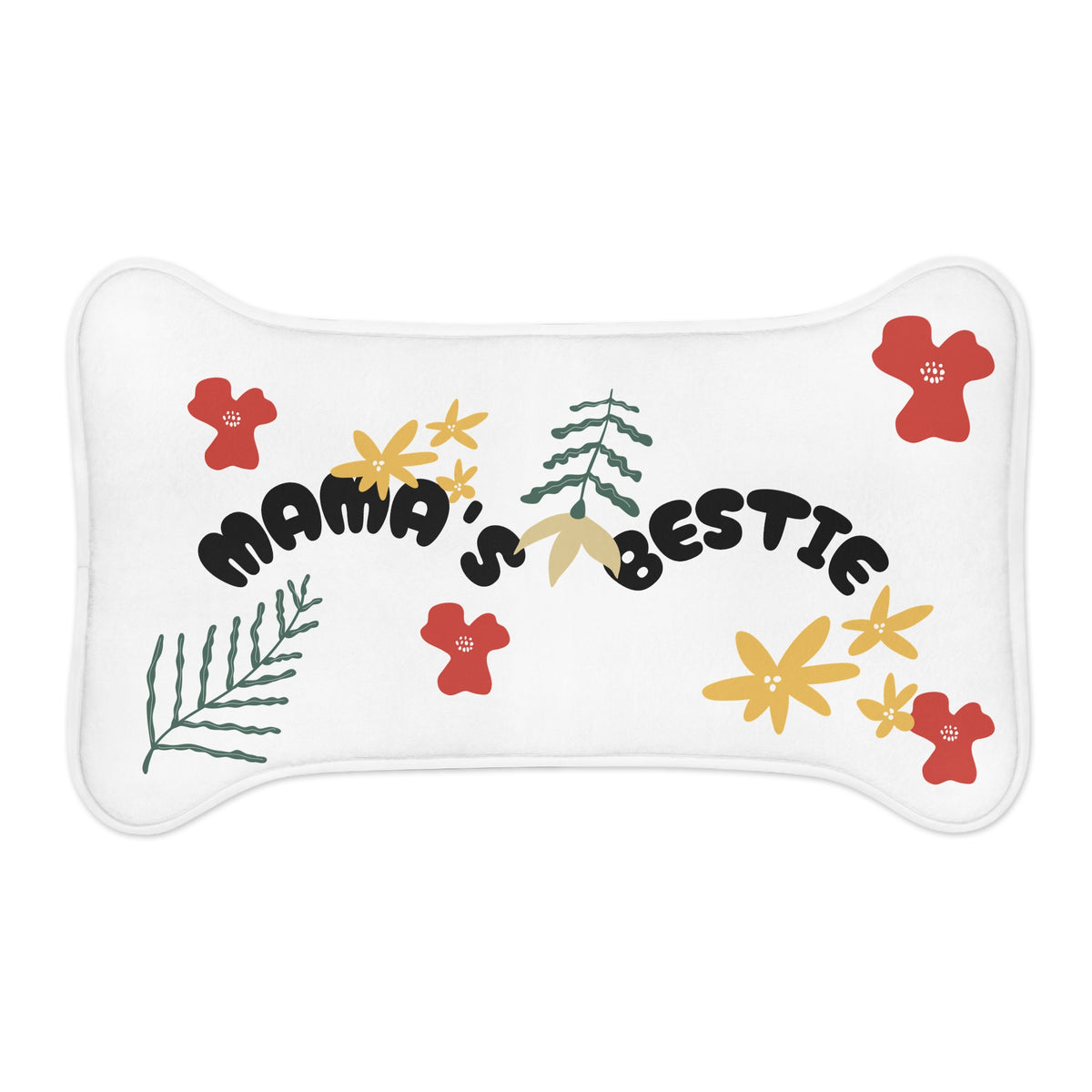 Pet Feeding Mat — "Mama's Bestie" Floral Design