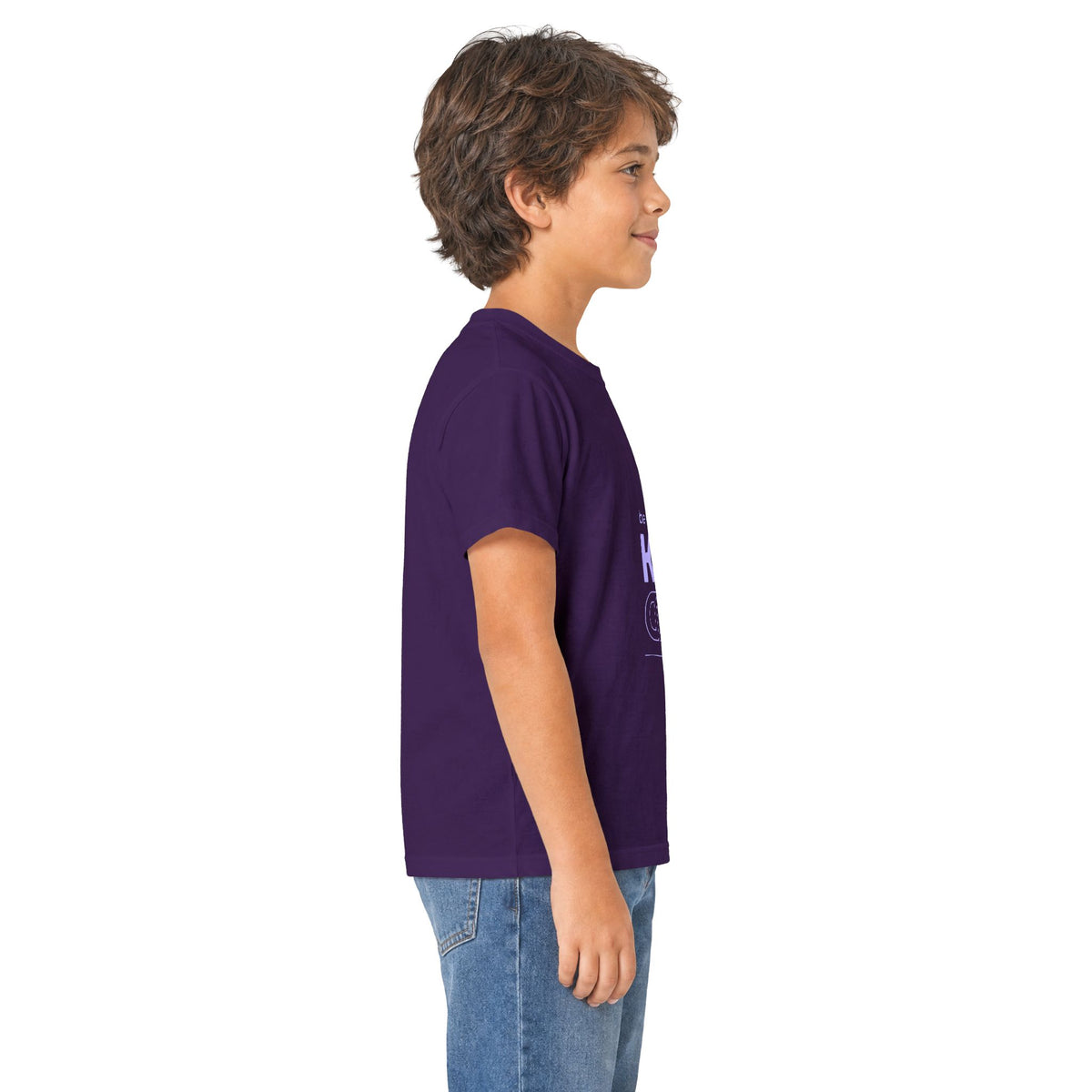 Kids Tee — "Be Kind" Pastel Mirror Graphic