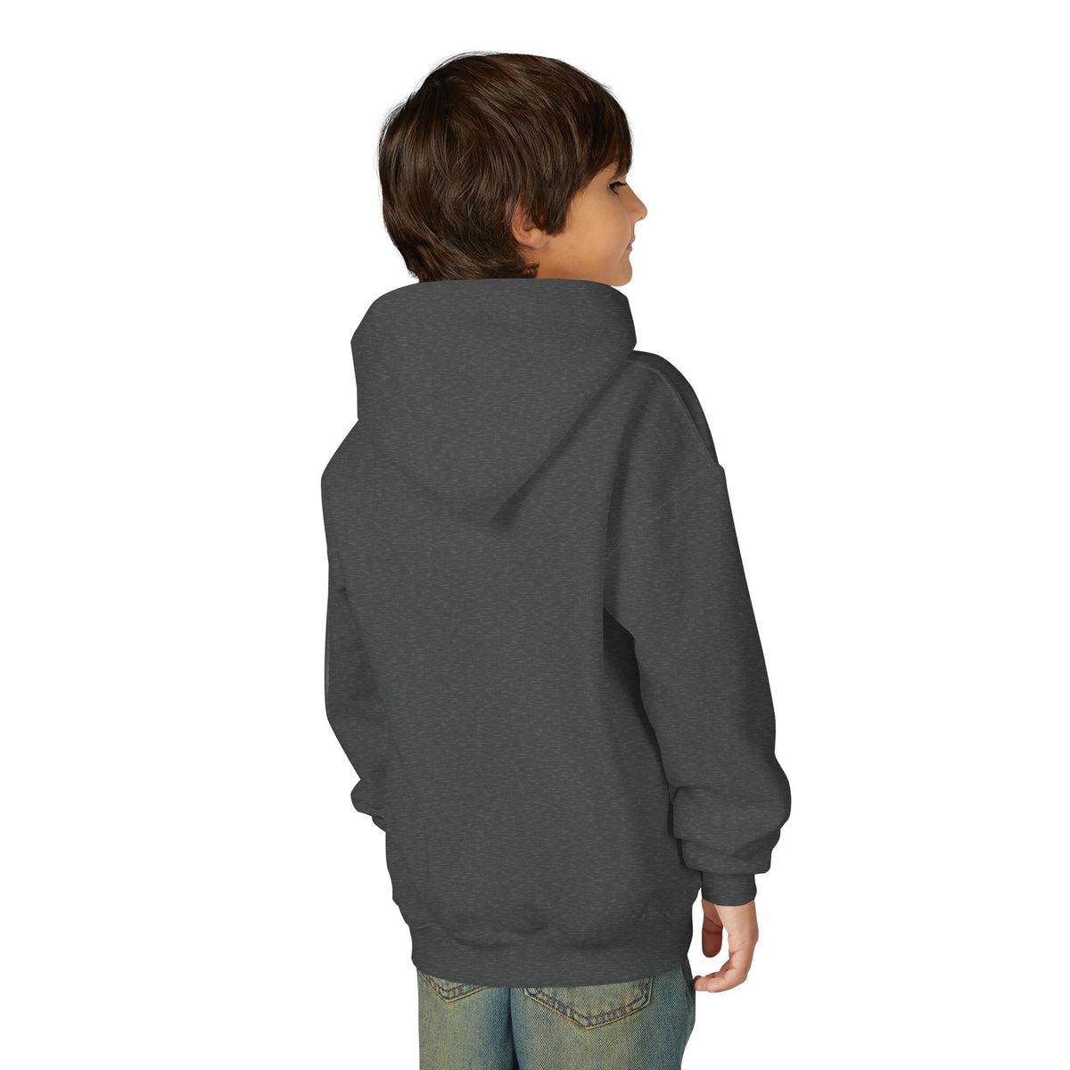 Youth Hoodie — "Progress Over Perfection" Motivational Pullover