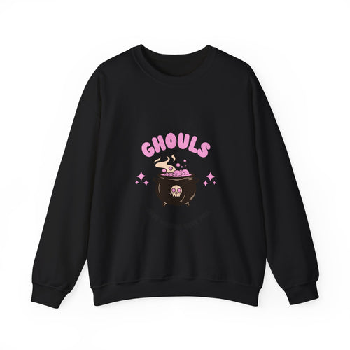 Ghoul Crewneck Sweatshirt — "Ghouls Just Wanna Have Fun" Cute Halloween Pullover