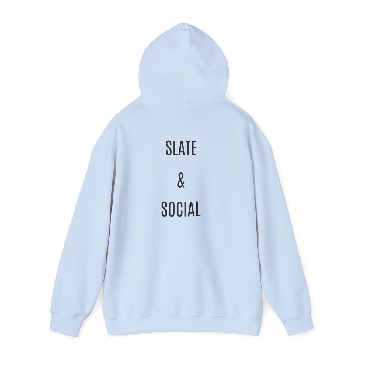 The Real Queen Hoodie — 'Slate & Social' Graphic Pullover for Bold Fashionistas