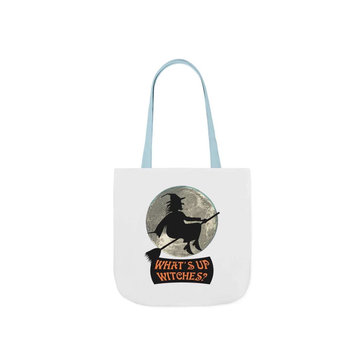 What’s Up Witches Halloween Witch Canvas Tote Bag
