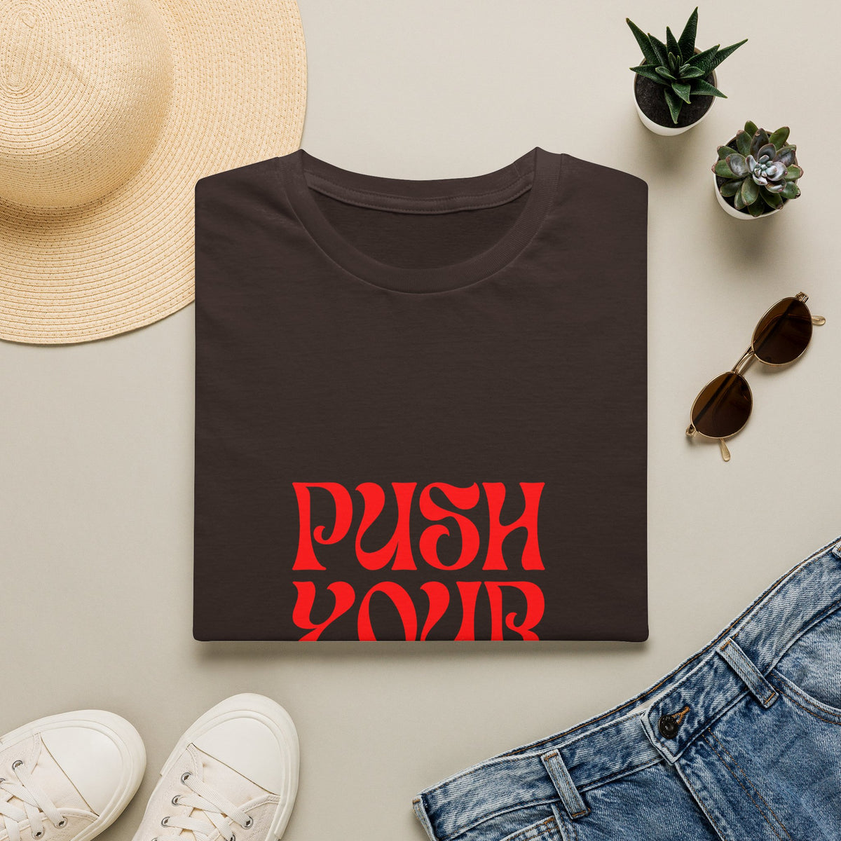 Push Your Limit T-Shirt — Motivational Retro Graphic Tee