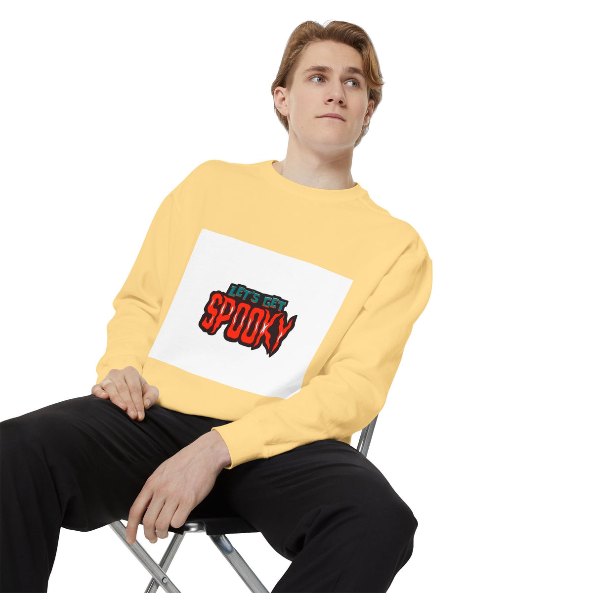Let's Get Spooky Sweatshirt — Halloween Graphic Crewneck