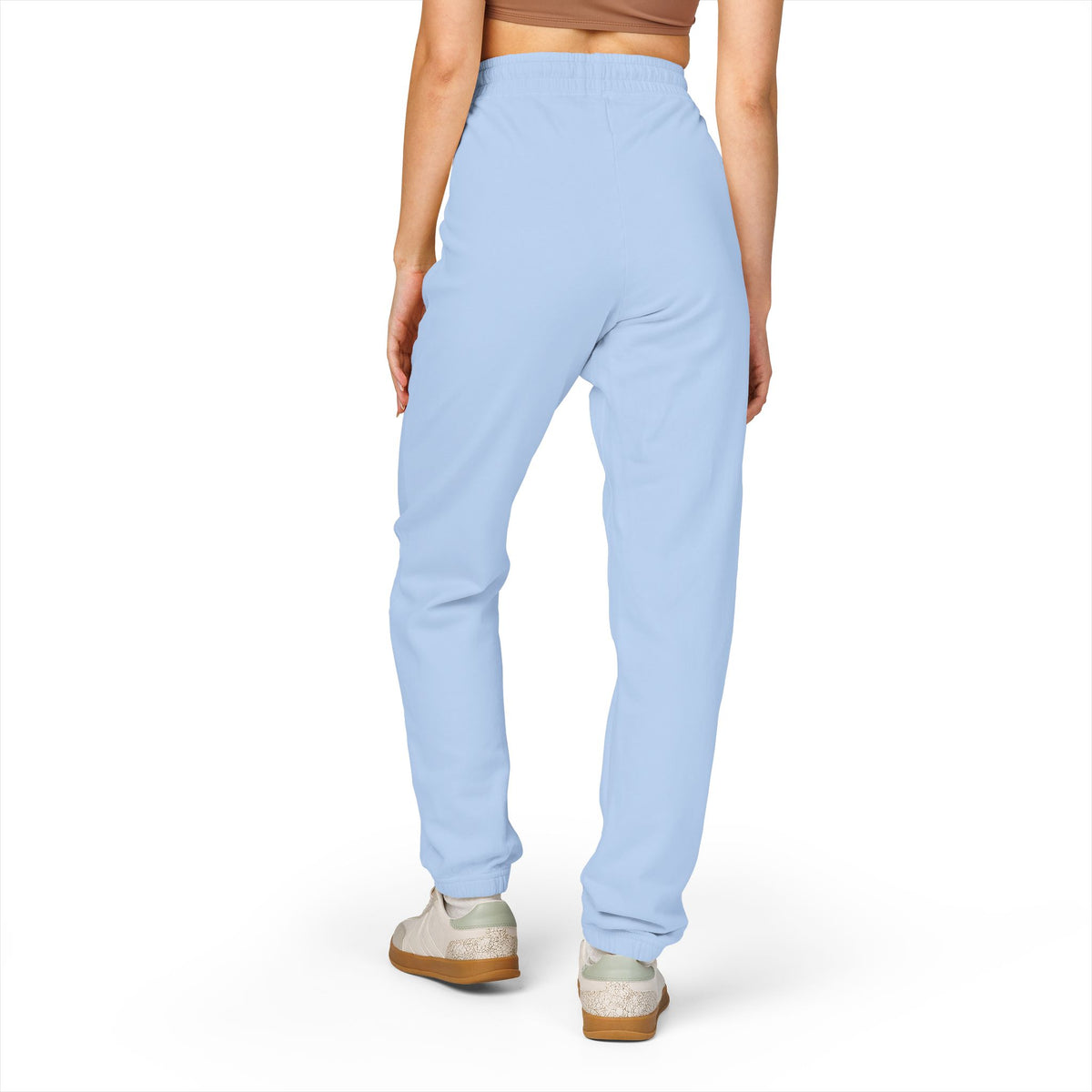 Embroidered 'Mom' Handprint Fleece Sweatpants — Cozy Gift for New Moms & Mother's Day