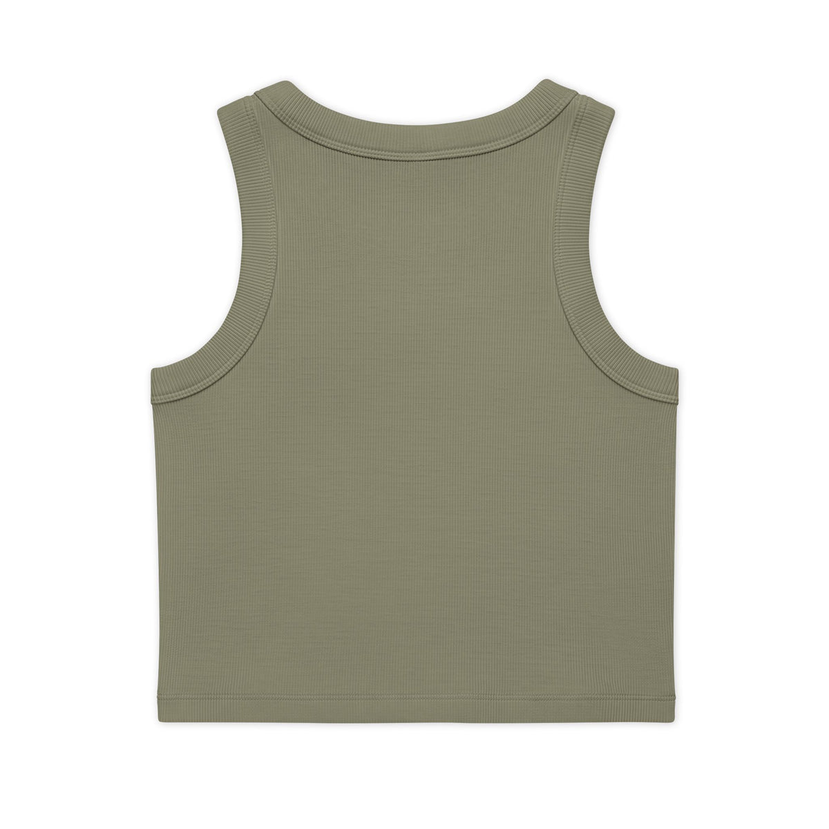 I  ME Rib Crop Tank — Self Love Organic Women's Tank Top