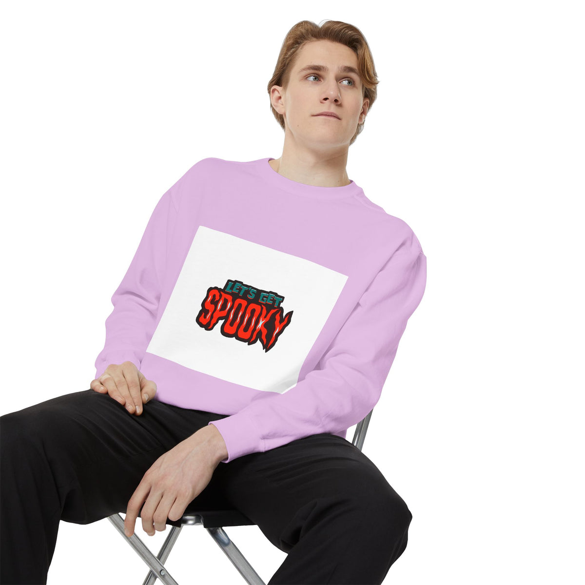 Let's Get Spooky Sweatshirt — Halloween Graphic Crewneck