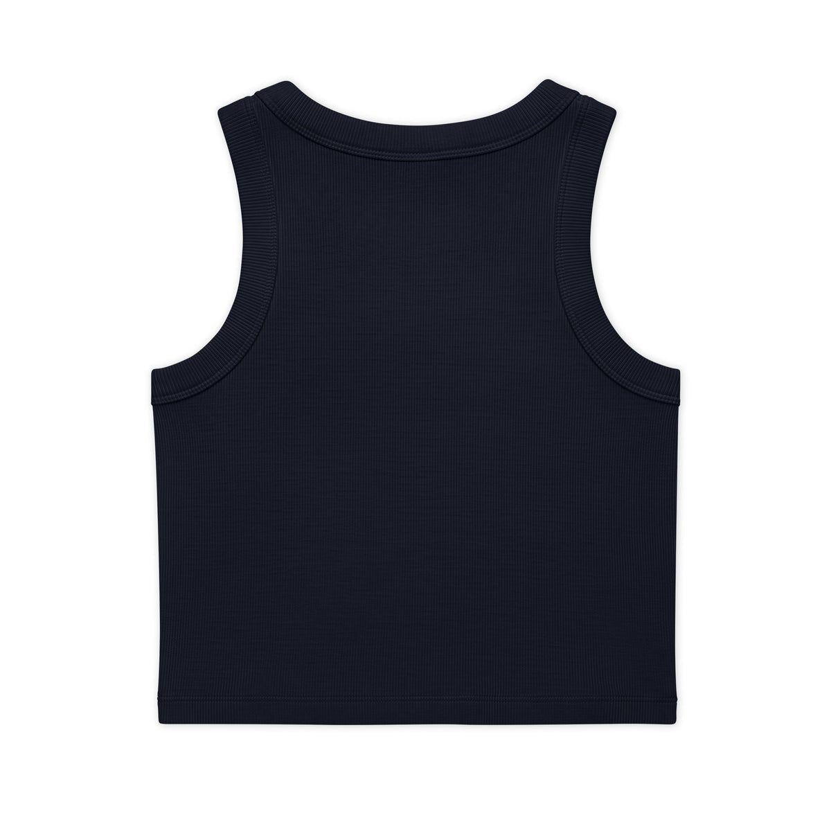 I  ME Rib Crop Tank — Self Love Organic Women's Tank Top