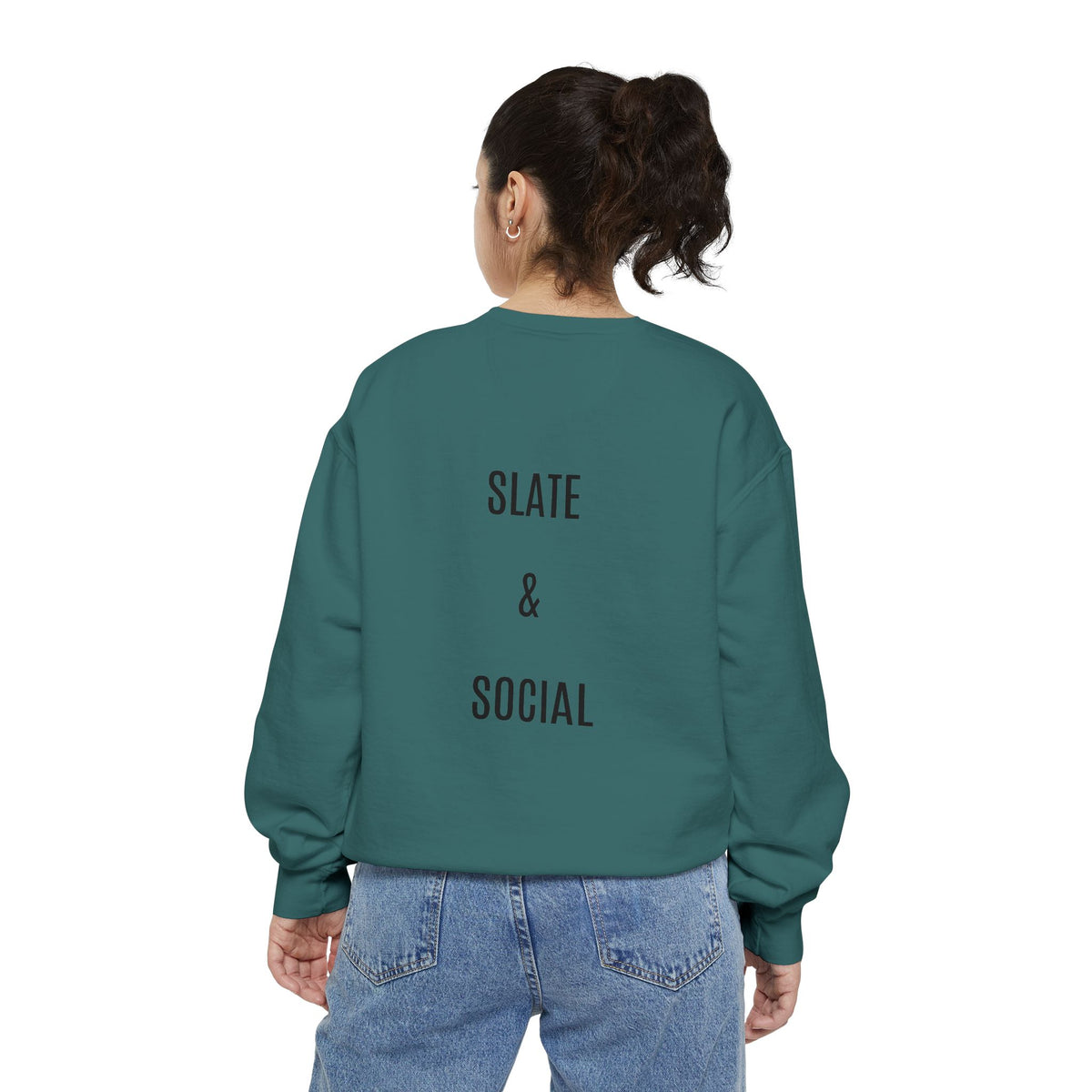 Halloween Pumpkin "Here for the Boos" Sweatshirt