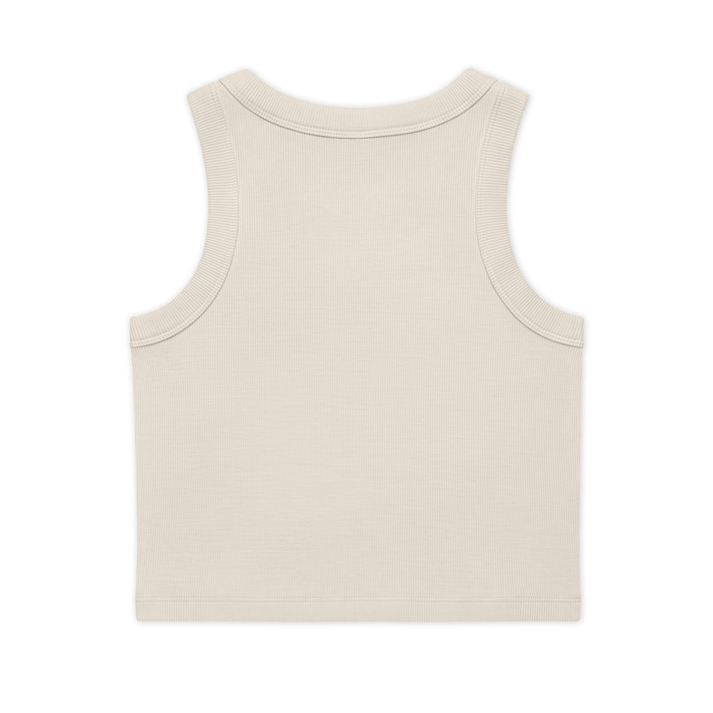 I  ME Rib Crop Tank — Self Love Organic Women's Tank Top