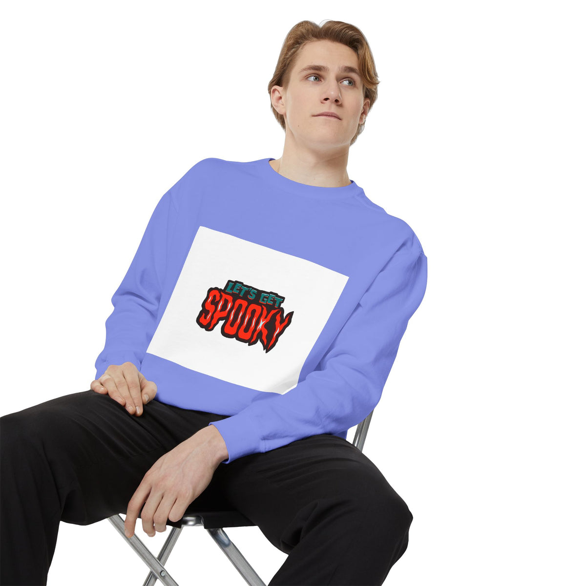 Let's Get Spooky Sweatshirt — Halloween Graphic Crewneck