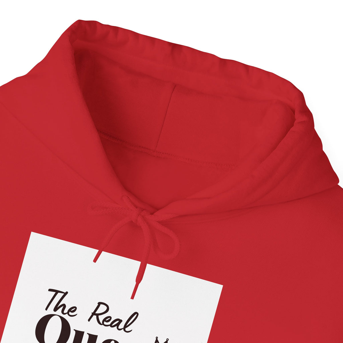 The Real Queen Hoodie — 'Slate & Social' Graphic Pullover for Bold Fashionistas