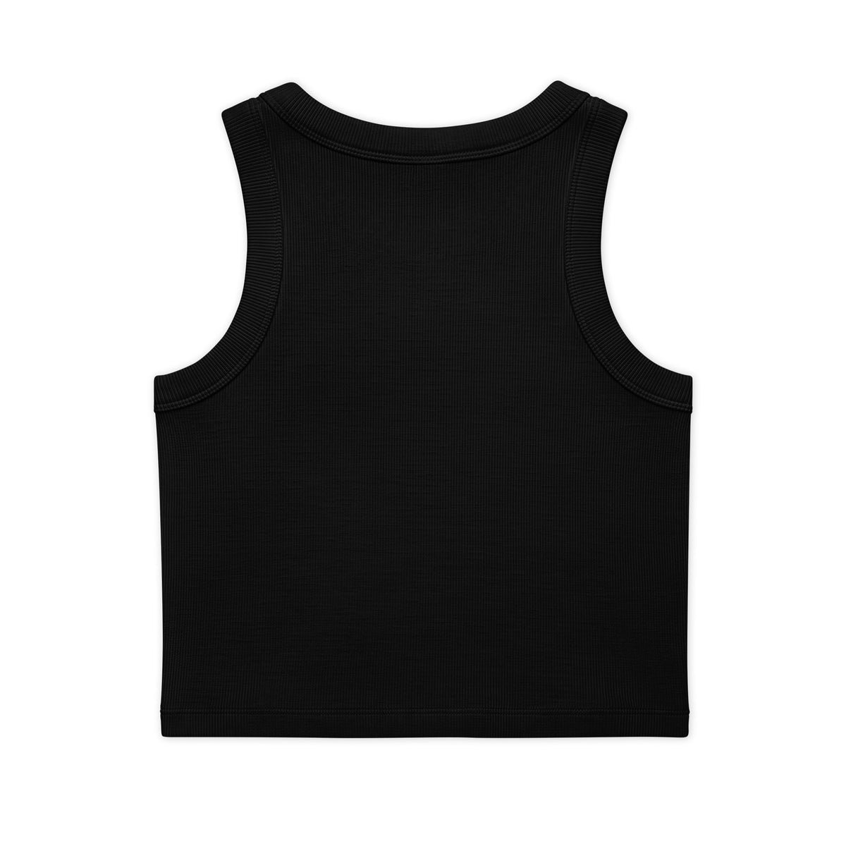 I  ME Rib Crop Tank — Self Love Organic Women's Tank Top
