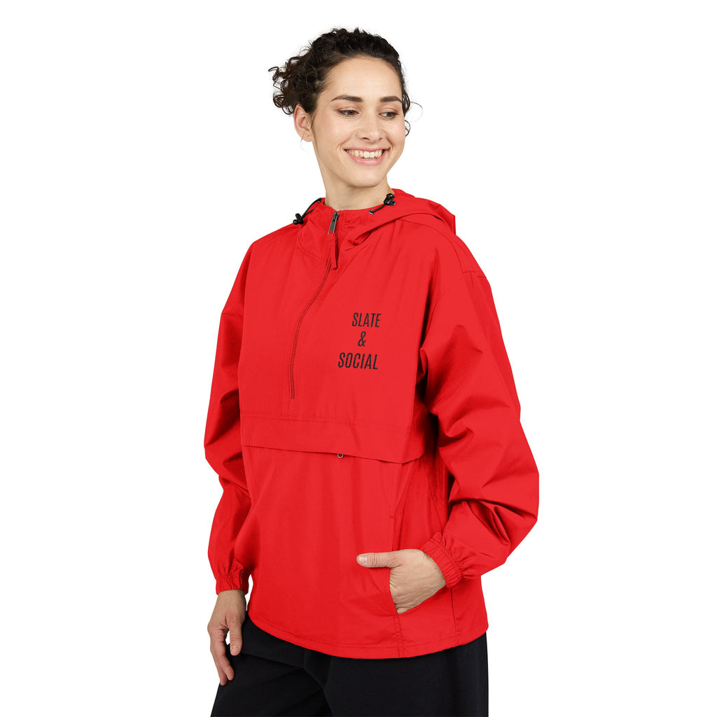 Sage & Social Orange Packable Anorak Jacket