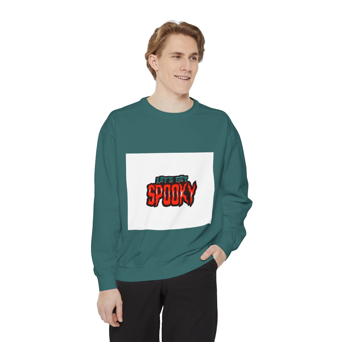 Let's Get Spooky Sweatshirt — Halloween Graphic Crewneck