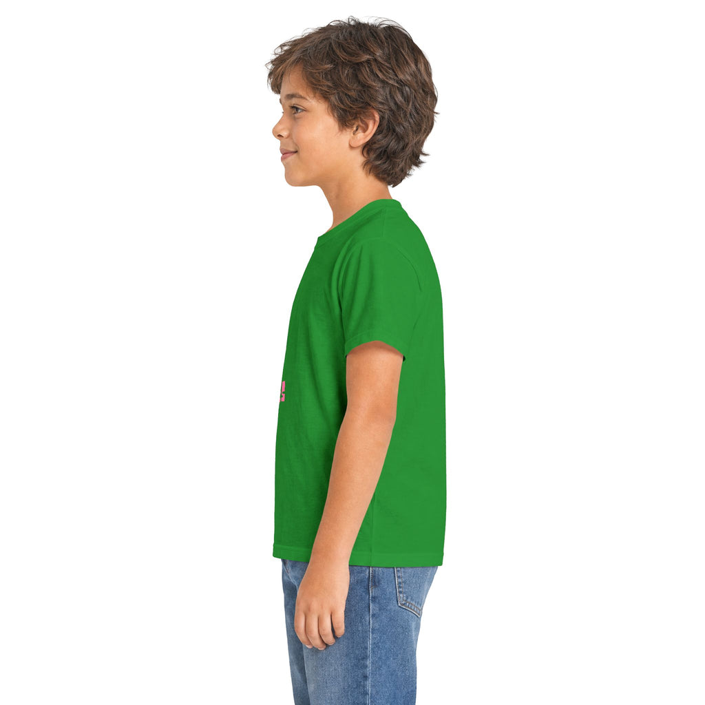 Kids T-Shirt — Pink Duck 'VIBES' Cute Summer Tee