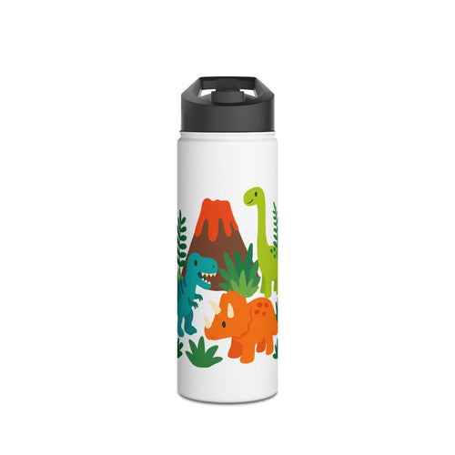 Dinosaur Adventure Stainless Steel Water Bottle