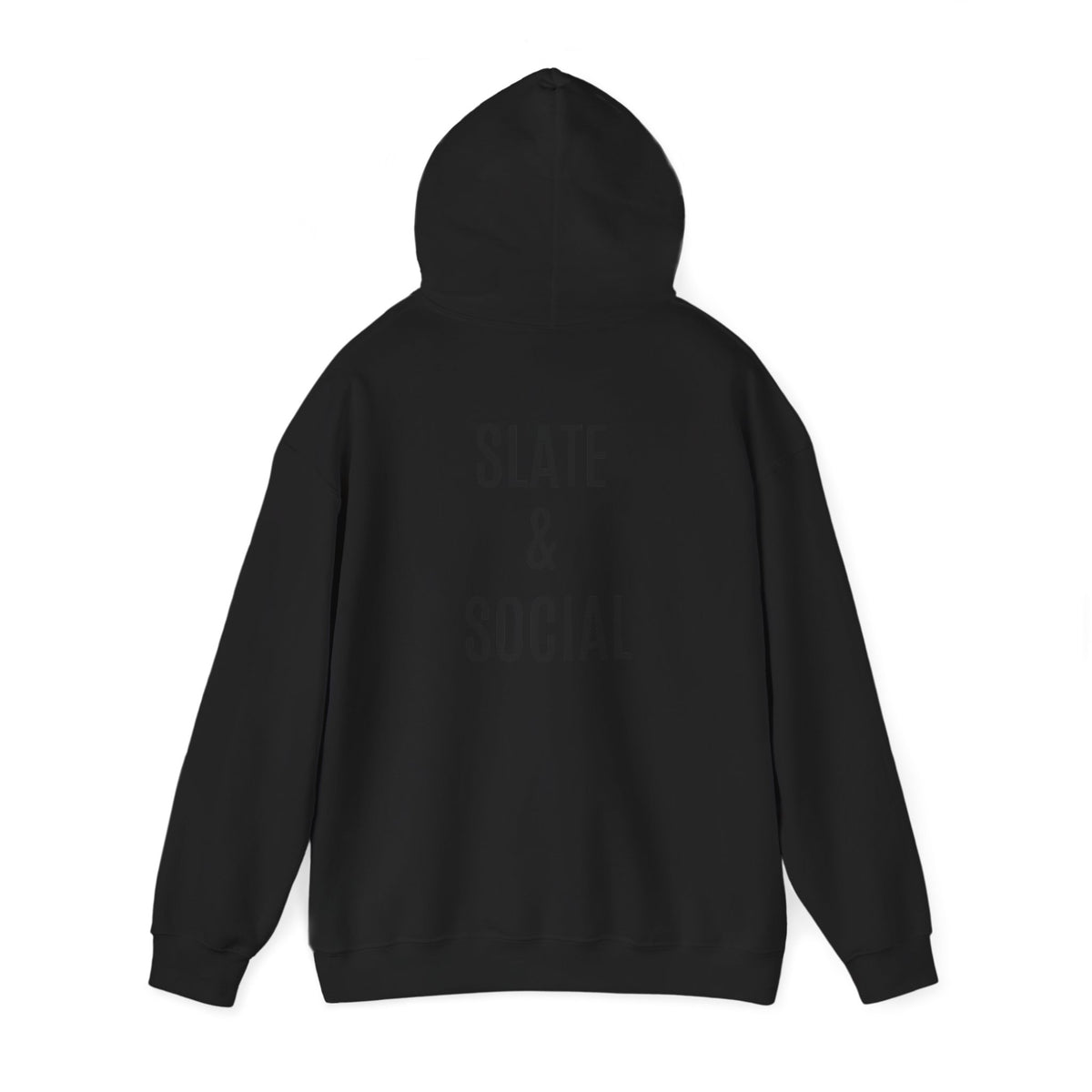 Butterfly Graphic Hoodie — 'Slate & Social' Minimalist White Pullover