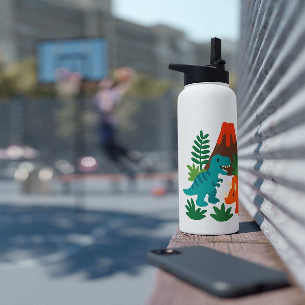 Dinosaur Adventure Stainless Steel Water Bottle