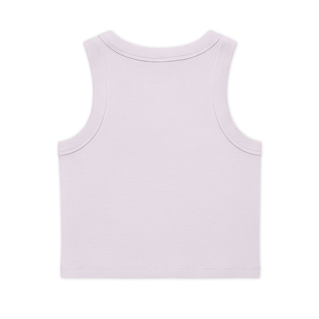 I  ME Rib Crop Tank — Self Love Organic Women's Tank Top