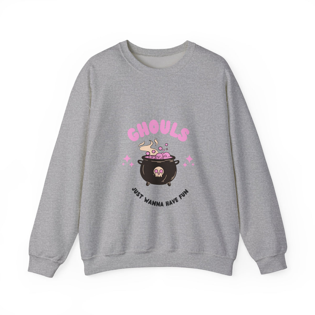 Ghoul Crewneck Sweatshirt — "Ghouls Just Wanna Have Fun" Cute Halloween Pullover