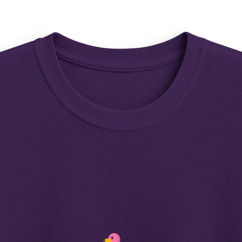 Kids T-Shirt — Pink Duck 'VIBES' Cute Summer Tee