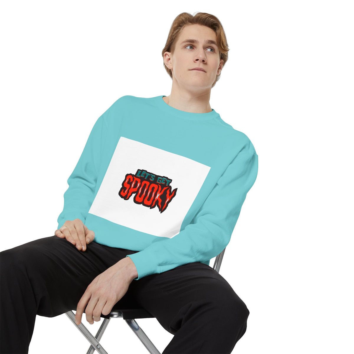 Let's Get Spooky Sweatshirt — Halloween Graphic Crewneck