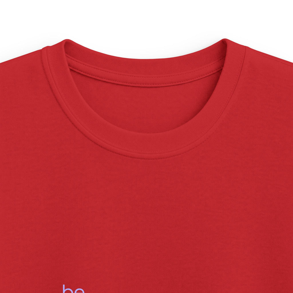 Kids Tee — "Be Kind" Pastel Mirror Graphic