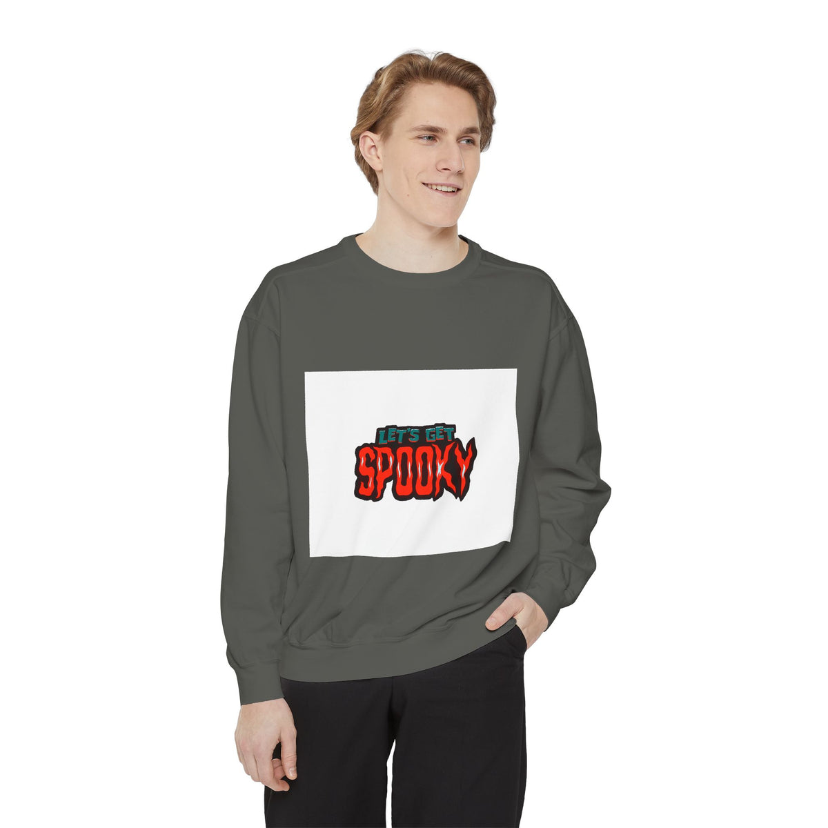 Let's Get Spooky Sweatshirt — Halloween Graphic Crewneck
