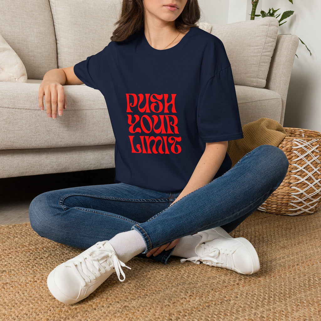 Push Your Limit T-Shirt — Motivational Retro Graphic Tee
