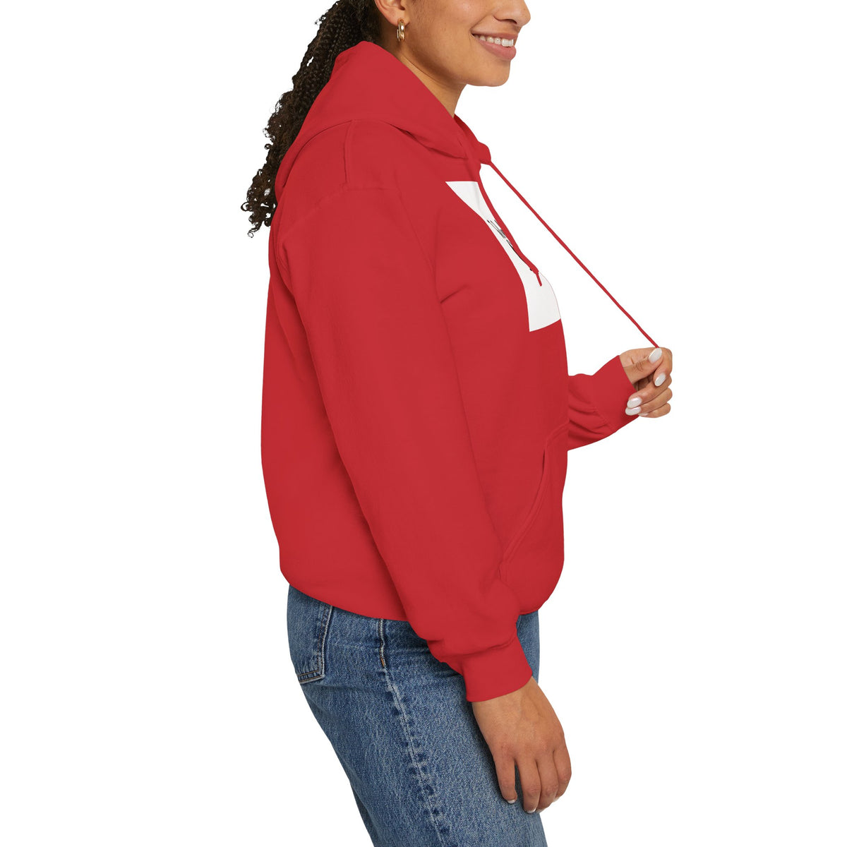 The Real Queen Hoodie — 'Slate & Social' Graphic Pullover for Bold Fashionistas