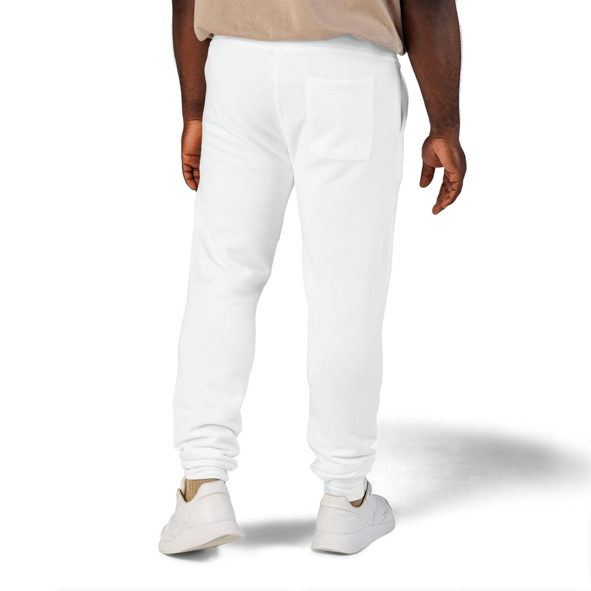 Embroidered 'Slate & Social' Fleece Sweatpants — Cozy Casual Joggers