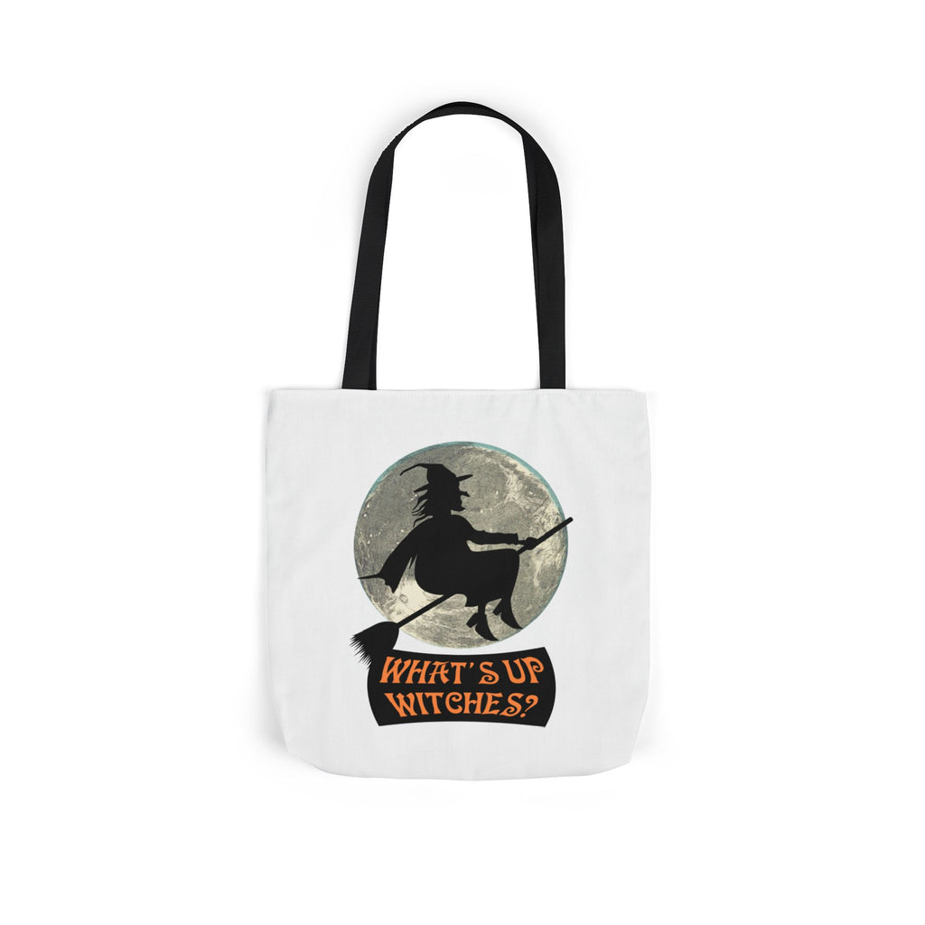 What’s Up Witches Halloween Witch Canvas Tote Bag