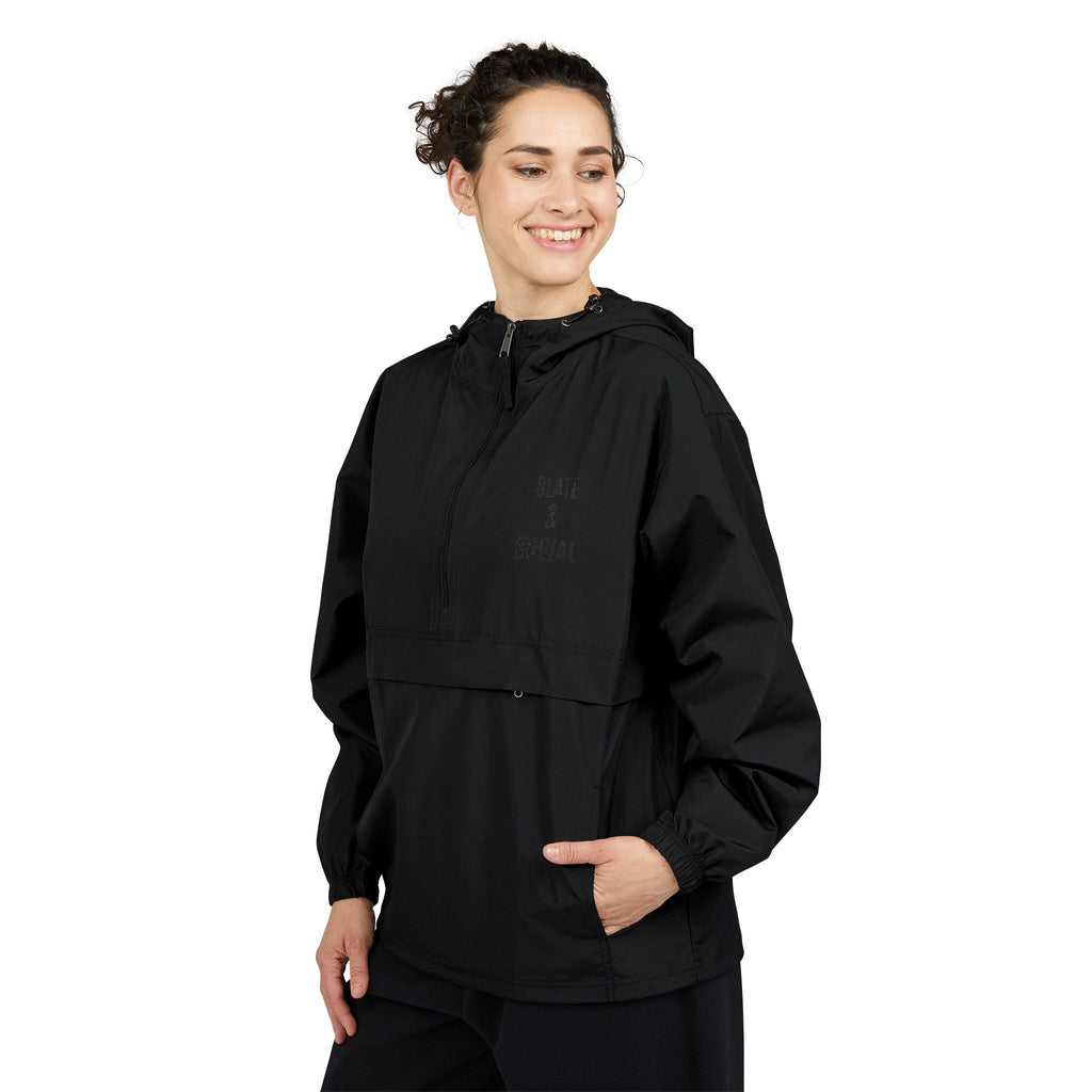 Sage & Social Orange Packable Anorak Jacket
