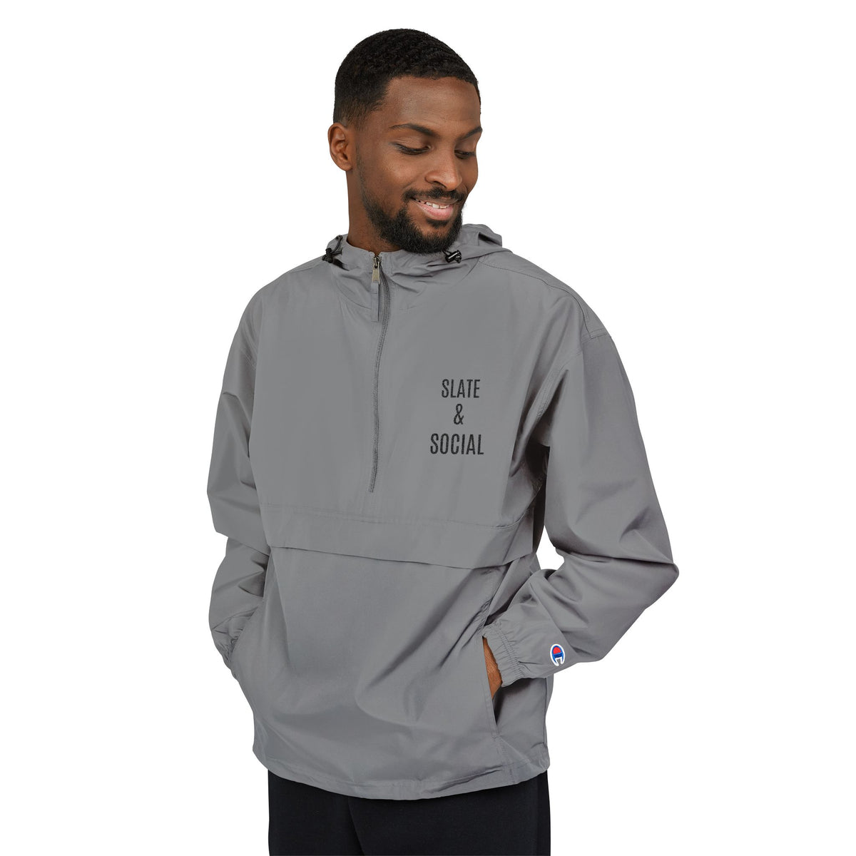 Sage & Social Orange Packable Anorak Jacket