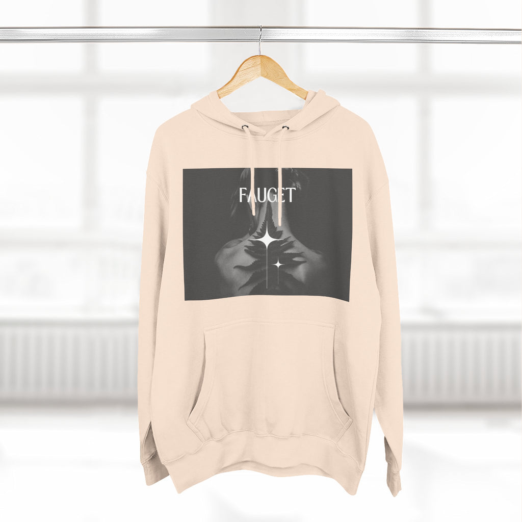 Hoodie — 'FAUCET' Monochrome Prayer Hands Graphic Hoodie