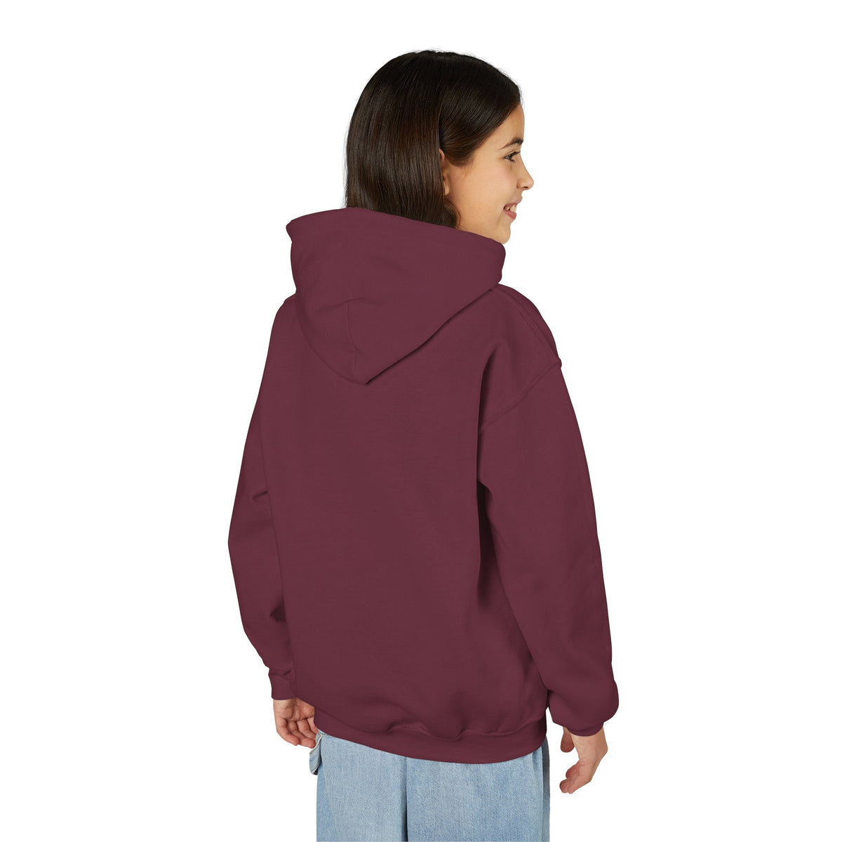 Youth Hoodie — "Progress Over Perfection" Motivational Pullover