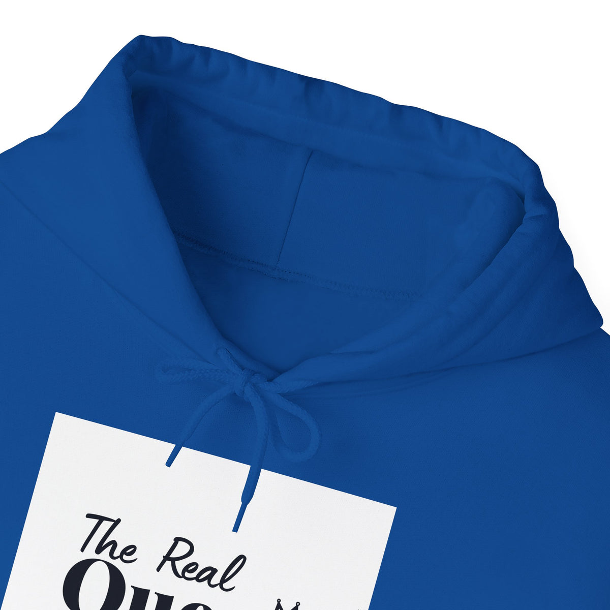 The Real Queen Hoodie — 'Slate & Social' Graphic Pullover for Bold Fashionistas