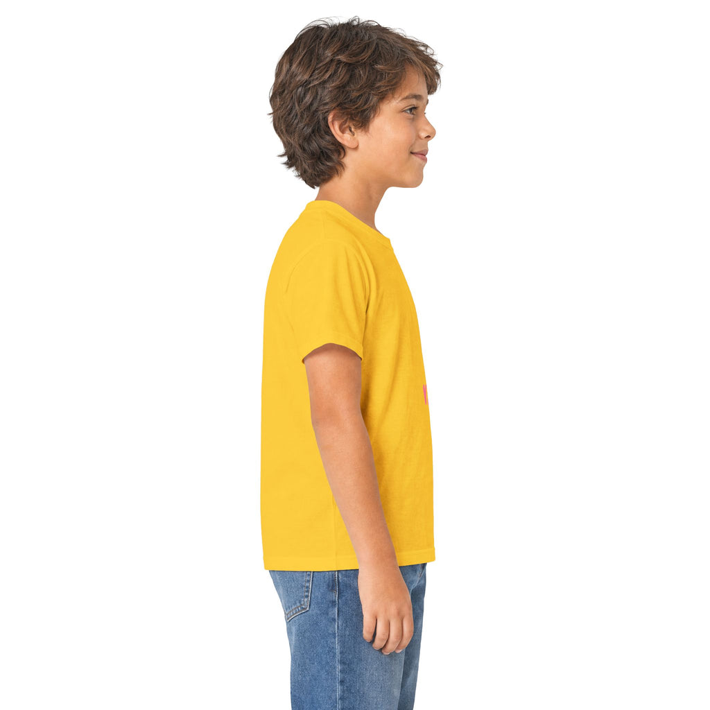 Kids T-Shirt — Pink Duck 'VIBES' Cute Summer Tee